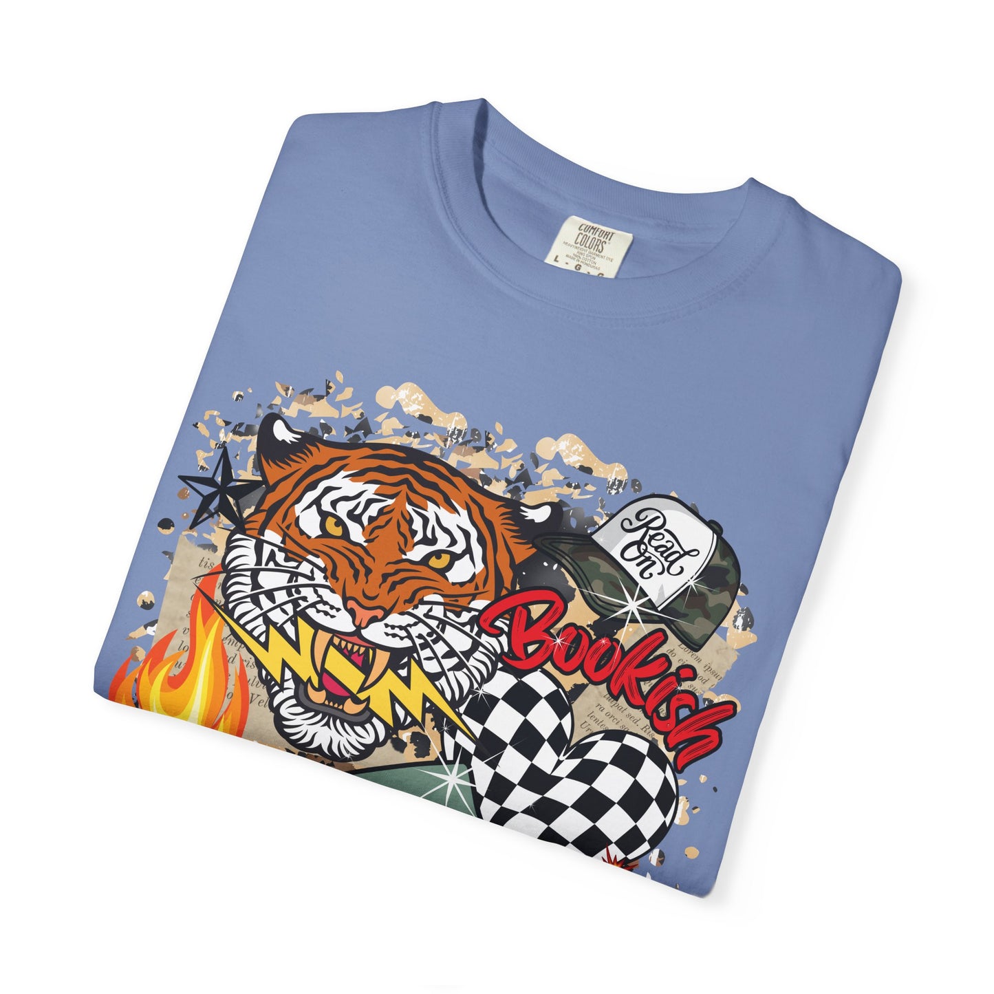 Grunge bookish tee
