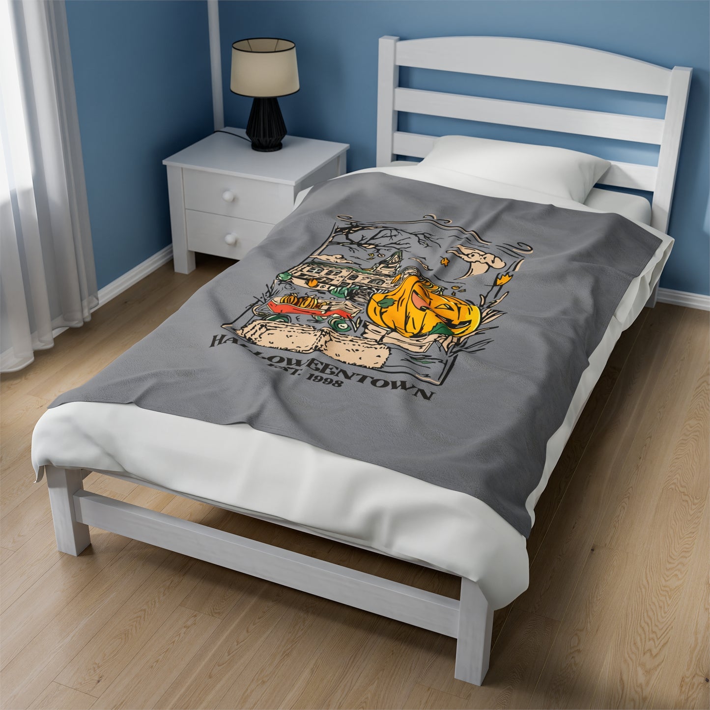 Velveteen Plush Blanket - Halloweentown