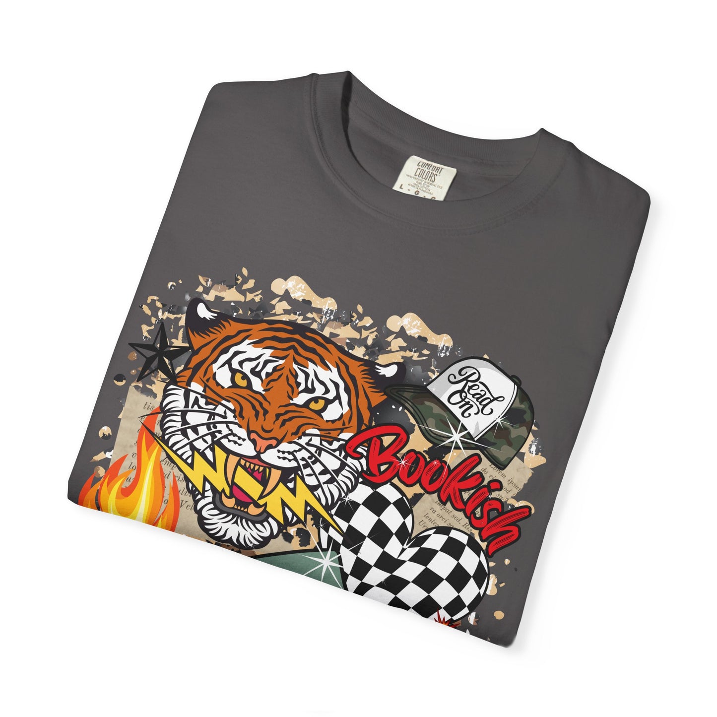 Grunge bookish tee
