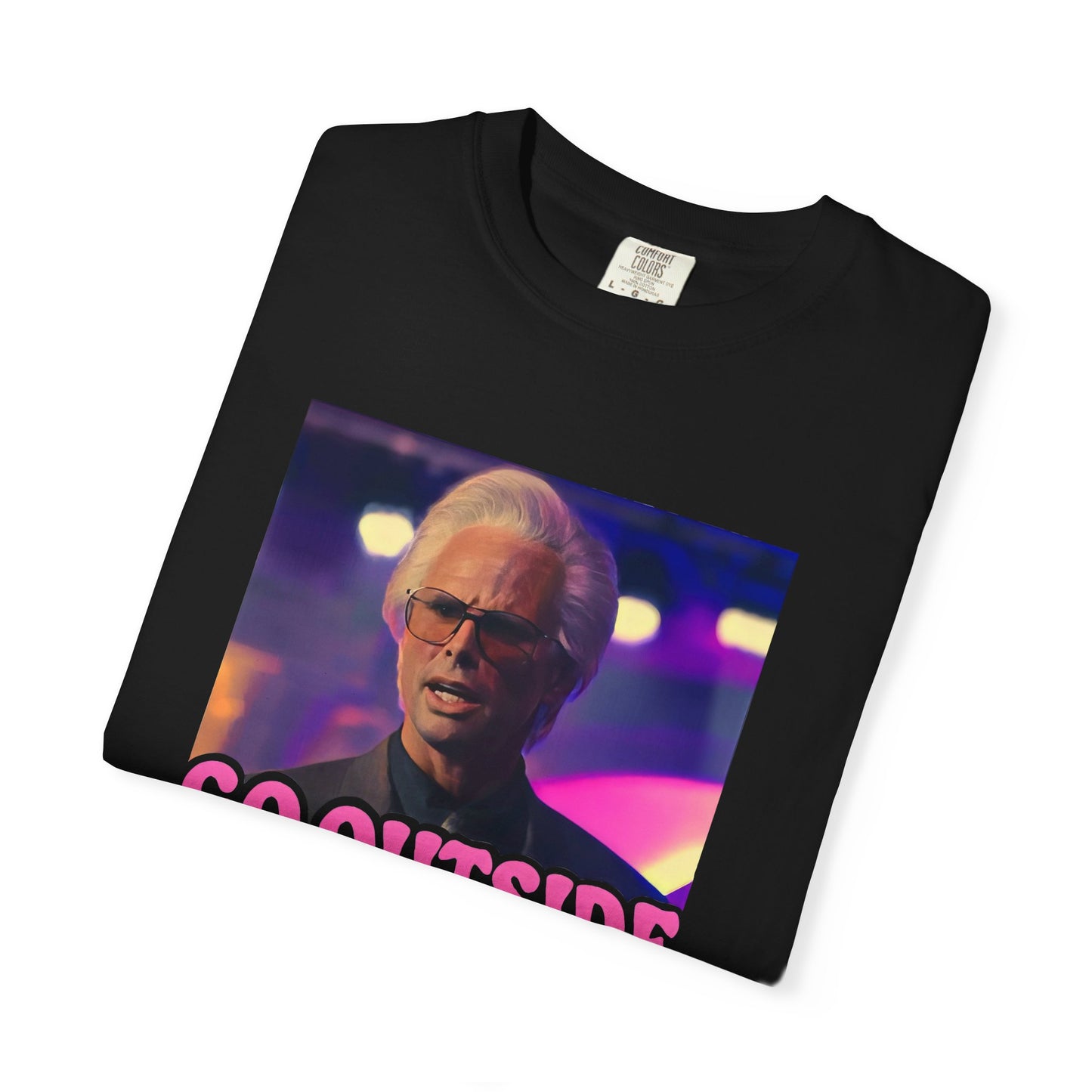 go outside nerd tee