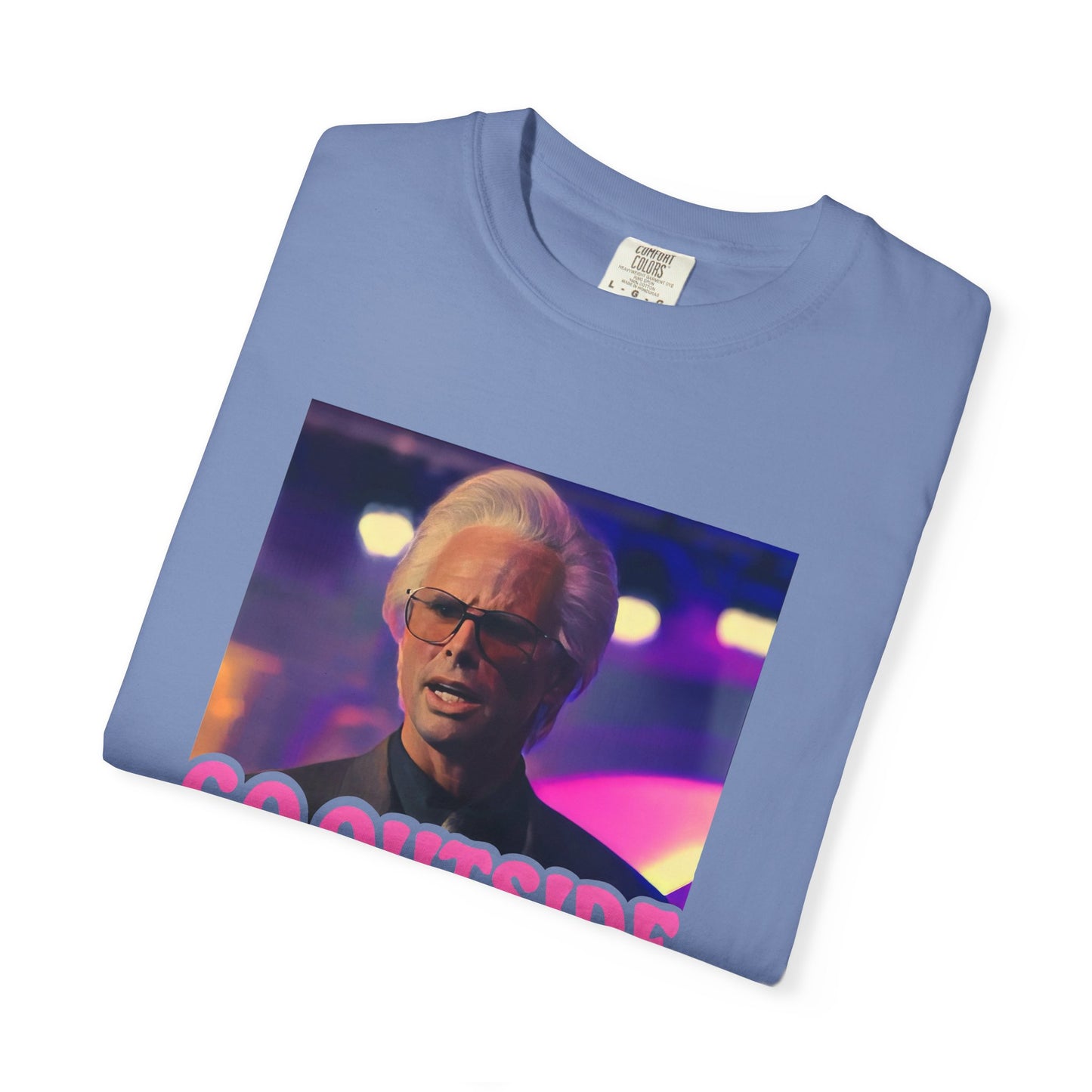 go outside nerd tee
