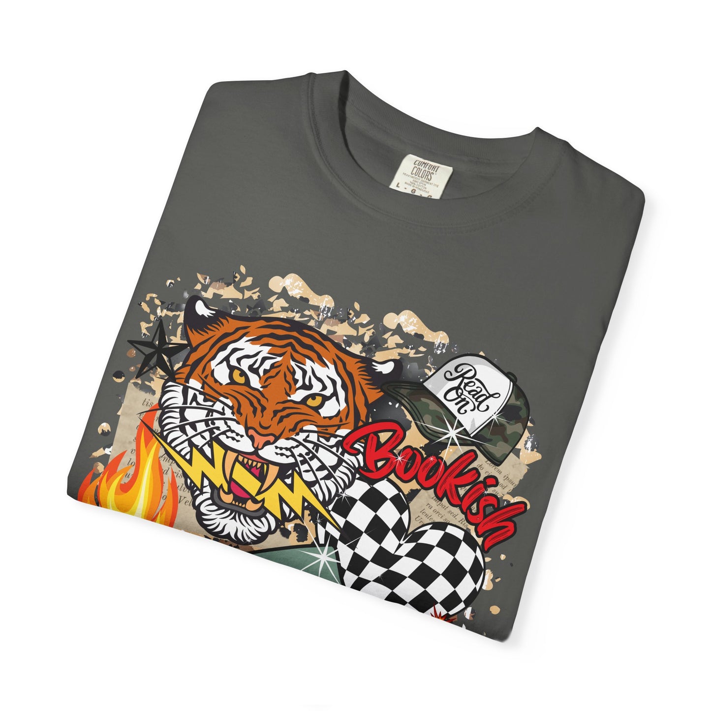 Grunge bookish tee