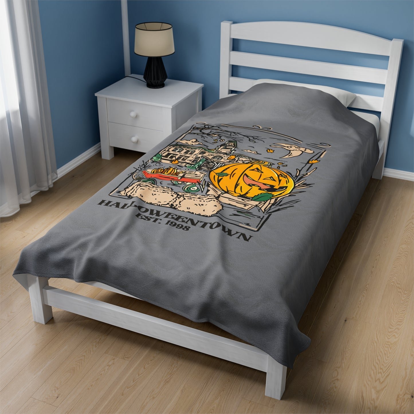 Velveteen Plush Blanket - Halloweentown