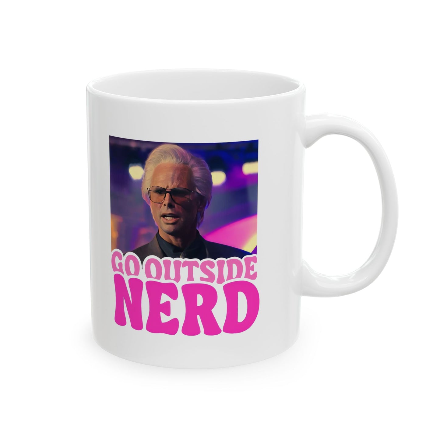 Good outside nerd mug