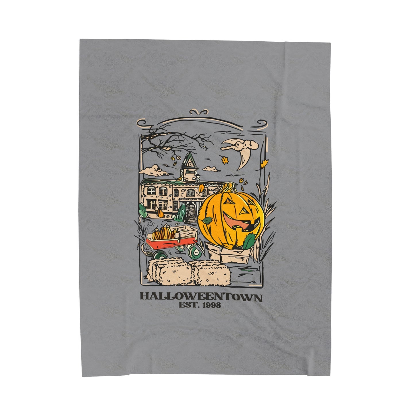 Velveteen Plush Blanket - Halloweentown