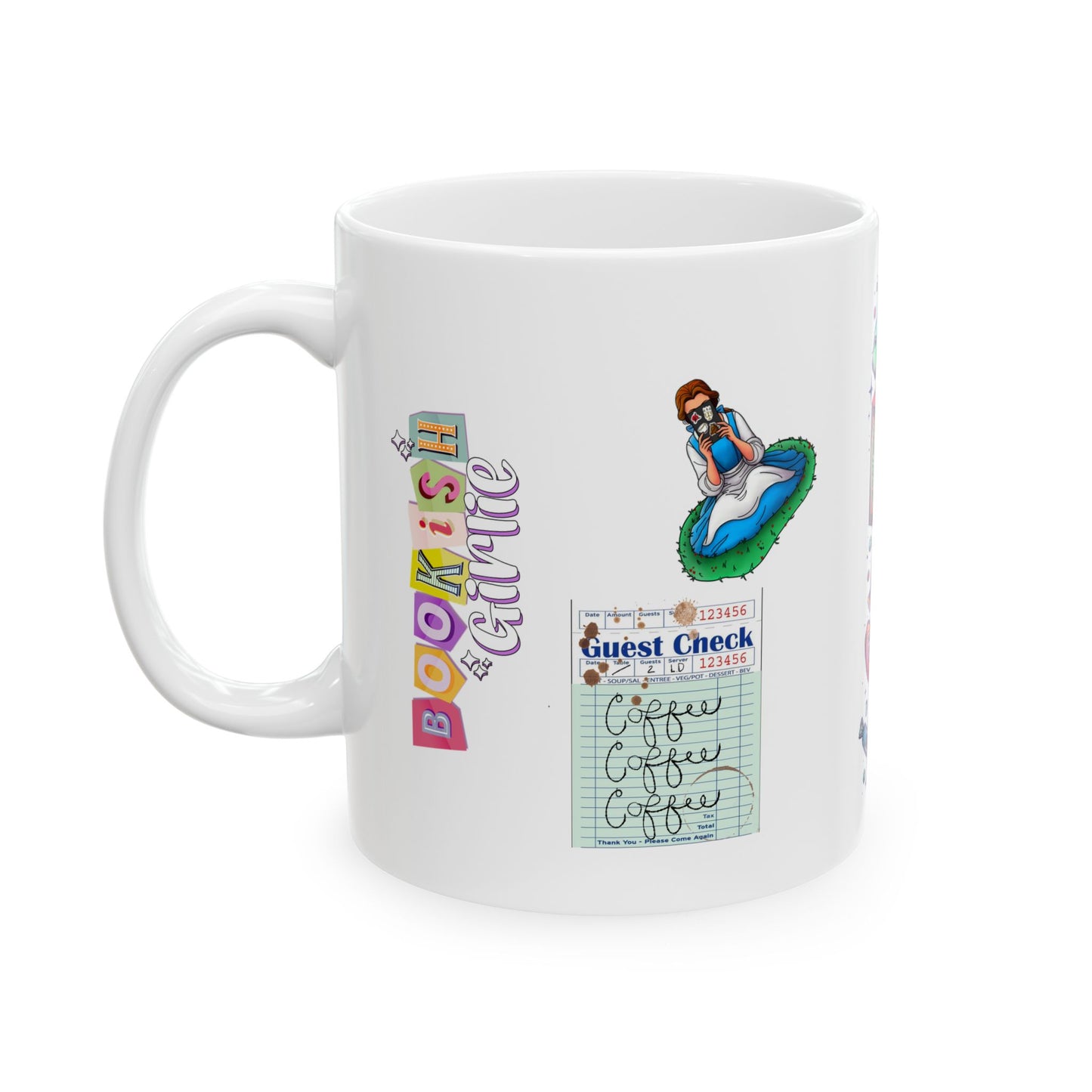 Kindle sticker mug