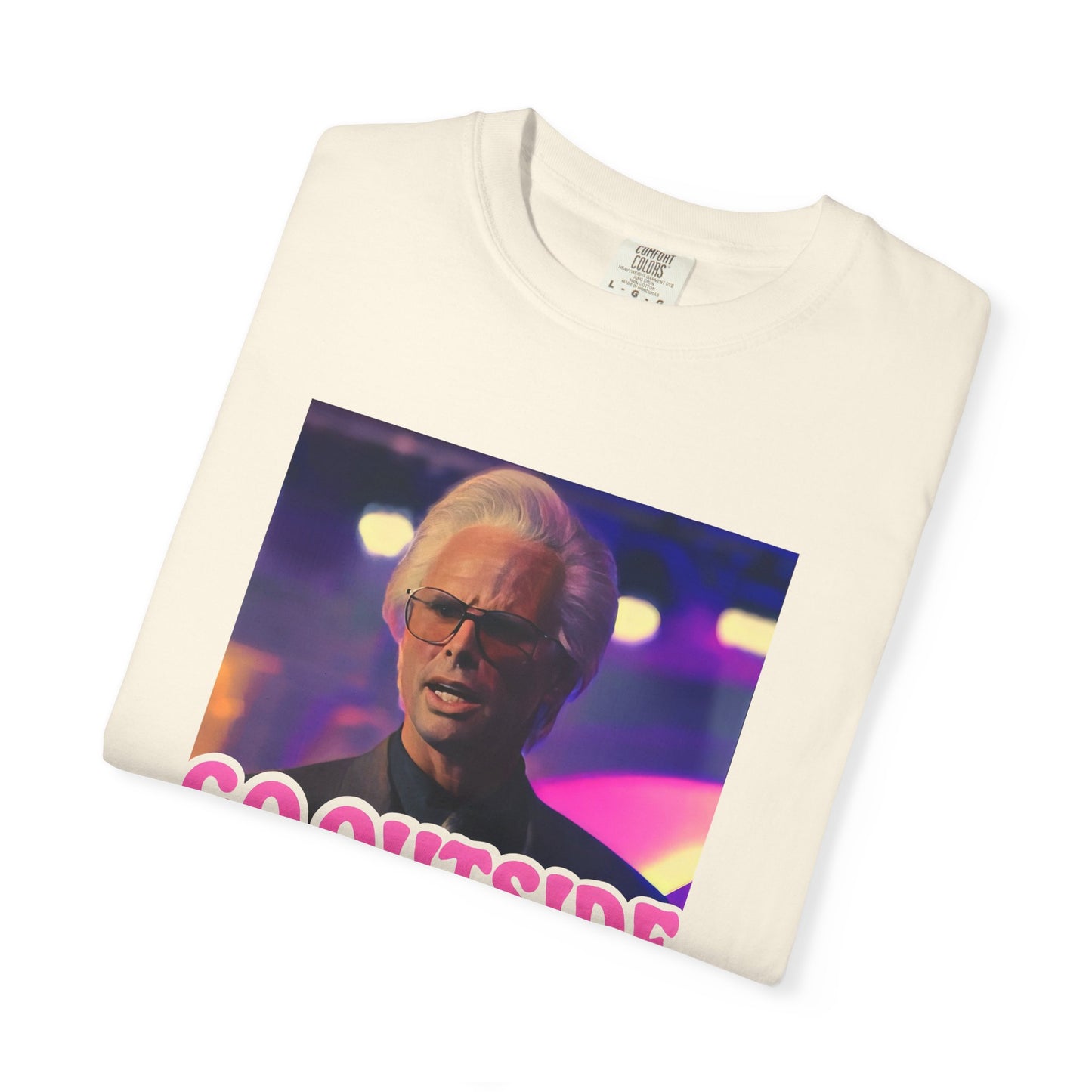 go outside nerd tee