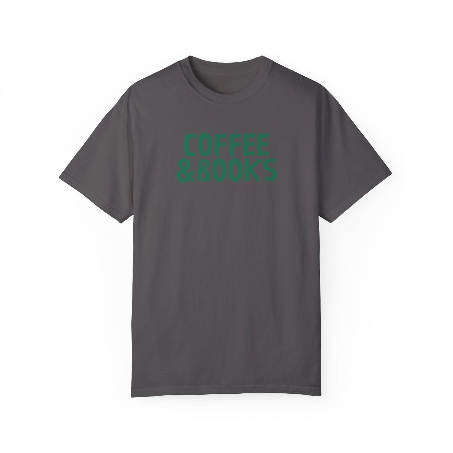 Coffee & Books comfort color tee