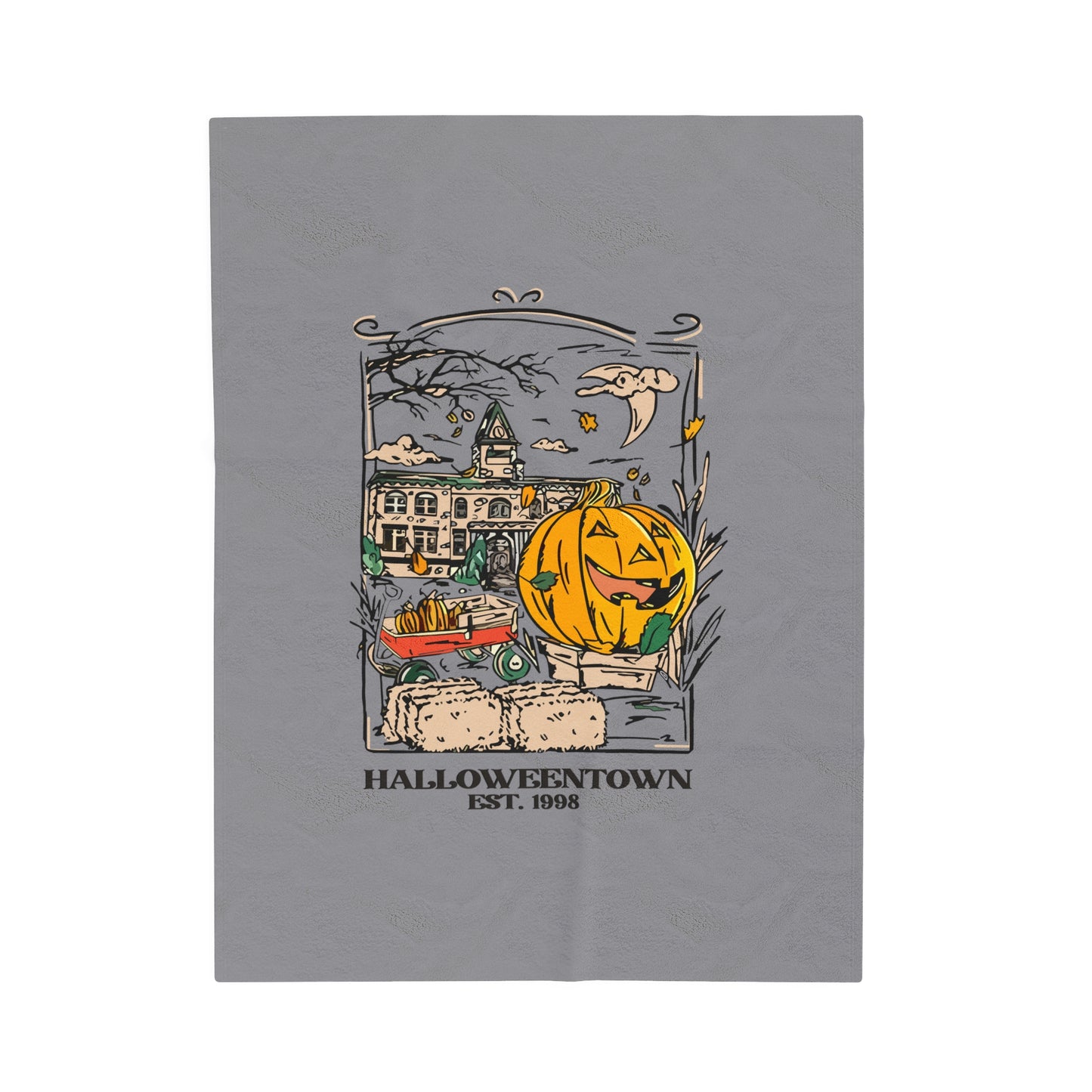 Velveteen Plush Blanket - Halloweentown