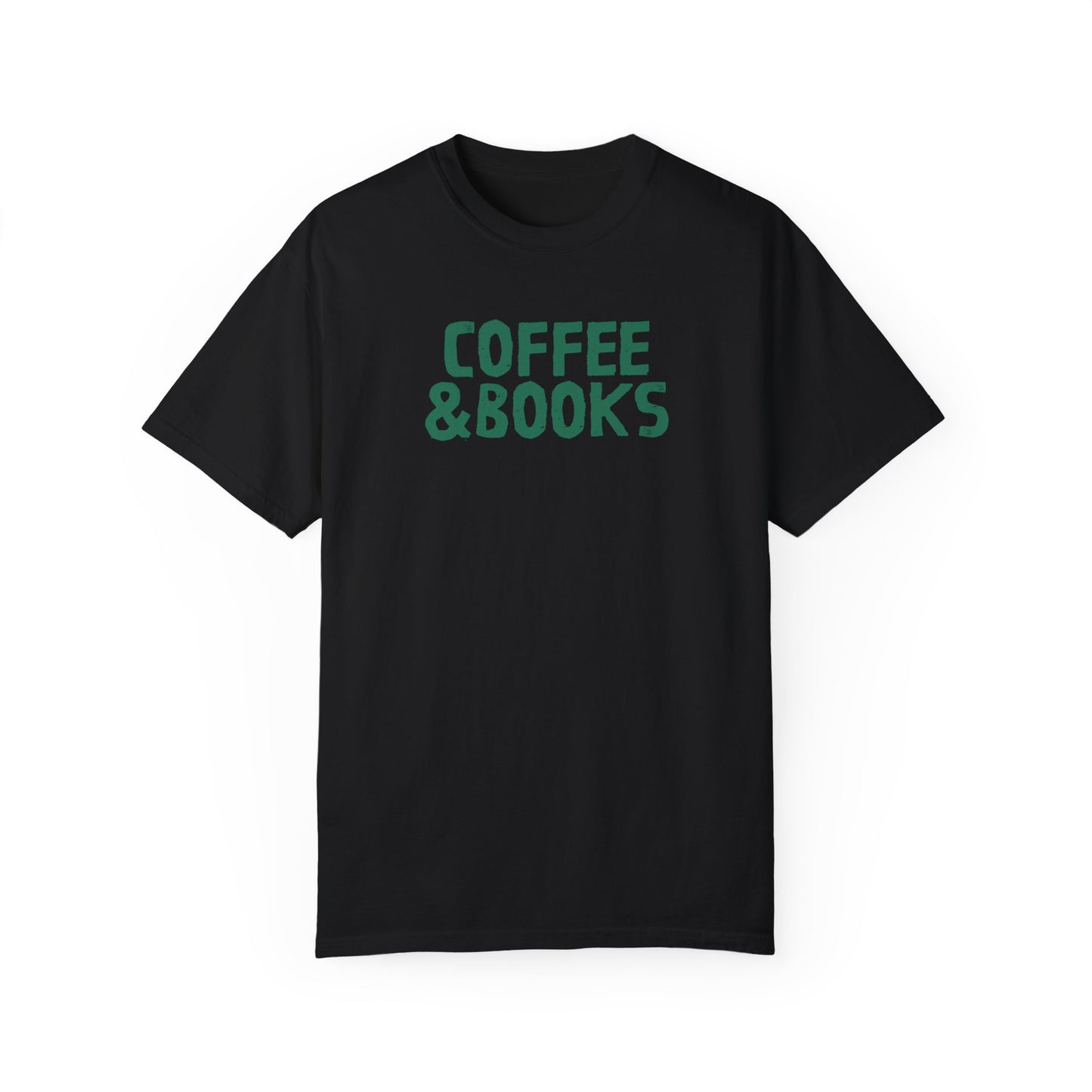 Coffee & Books comfort color tee