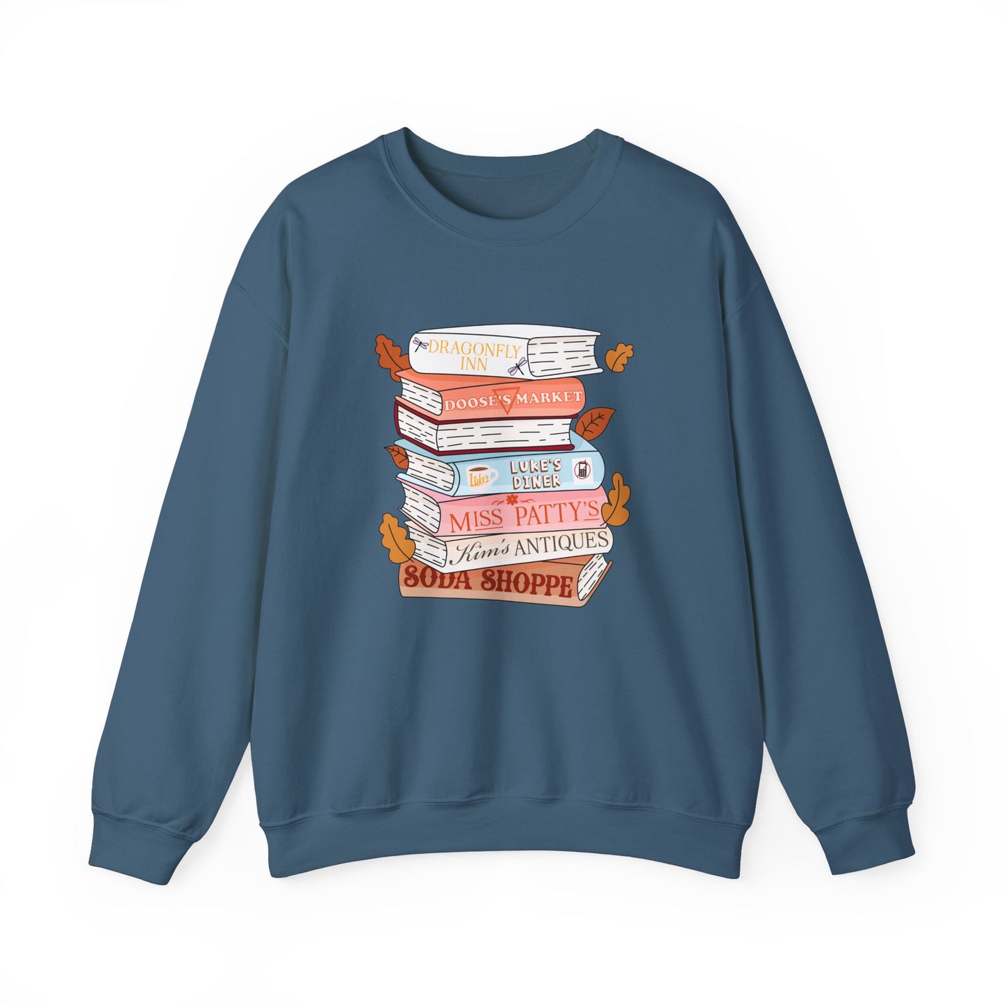 Gildan Gilmore Girls book stack