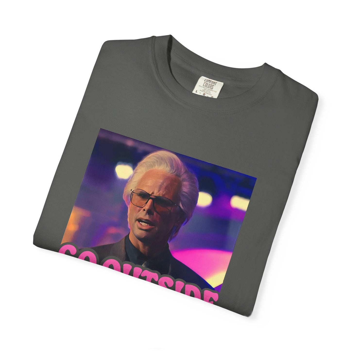 go outside nerd tee