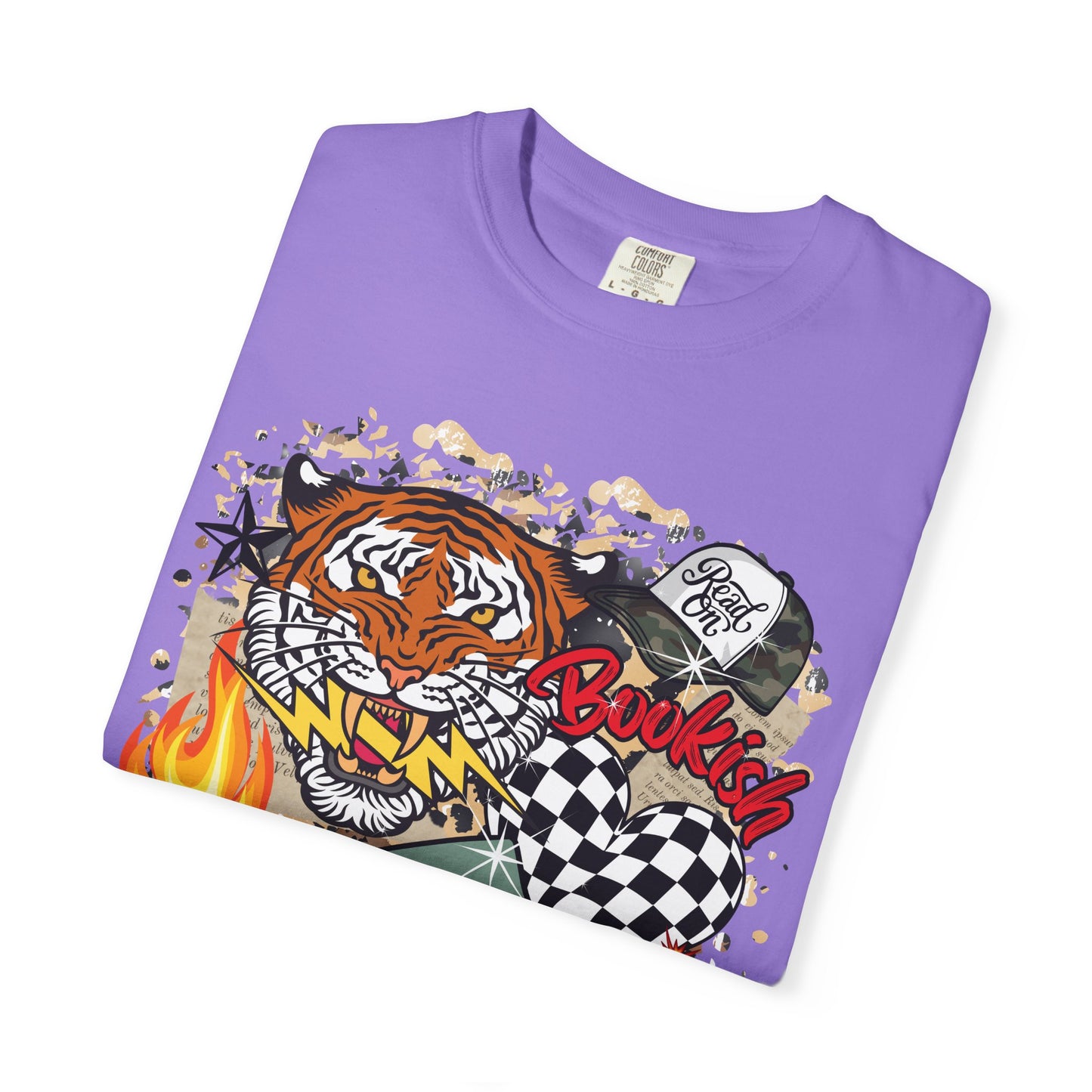 Grunge bookish tee