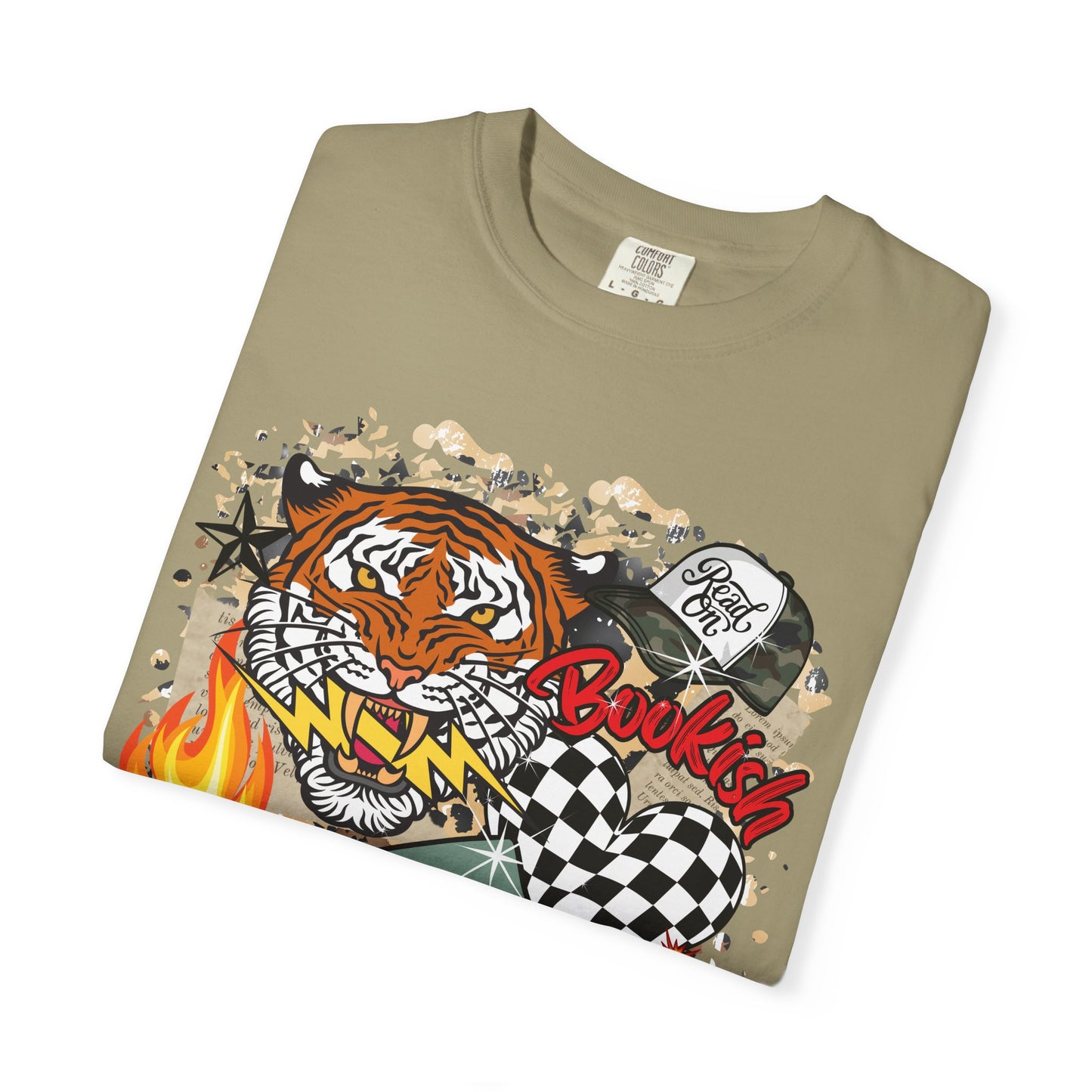Grunge bookish tee
