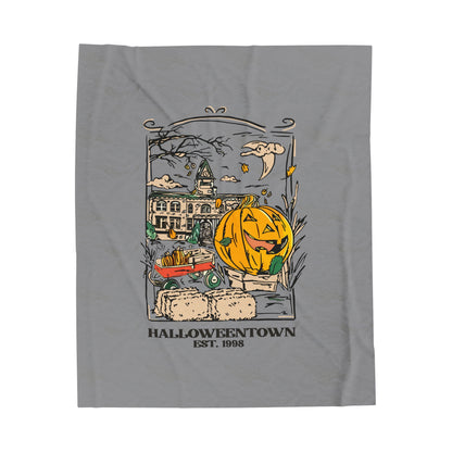 Velveteen Plush Blanket - Halloweentown