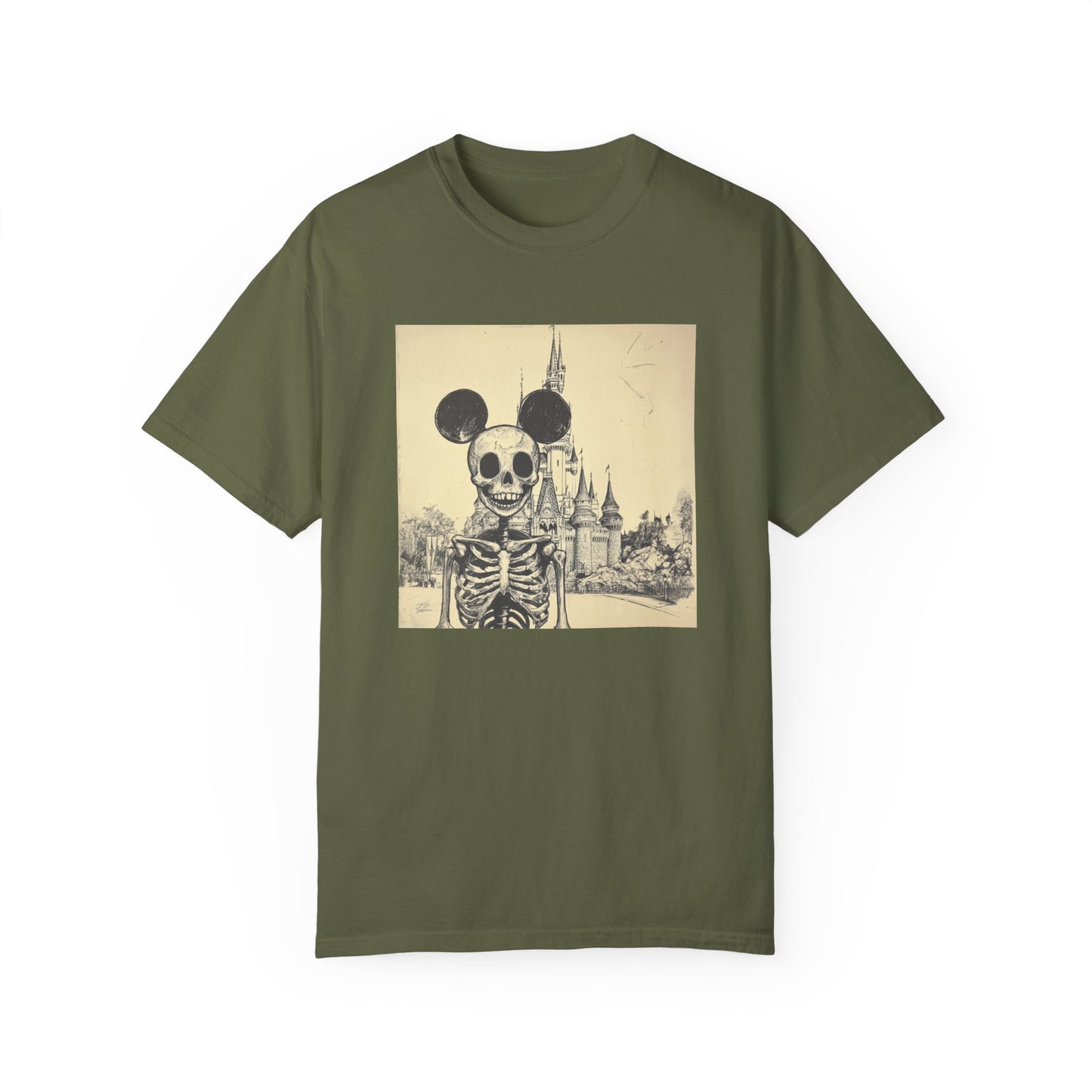 Mouse ear skeleton - comfort colors