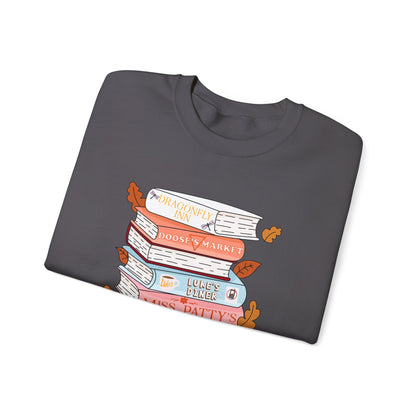 Gildan Gilmore Girls book stack