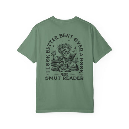 I look better bent over a book tee