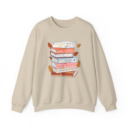 Gildan Gilmore Girls book stack