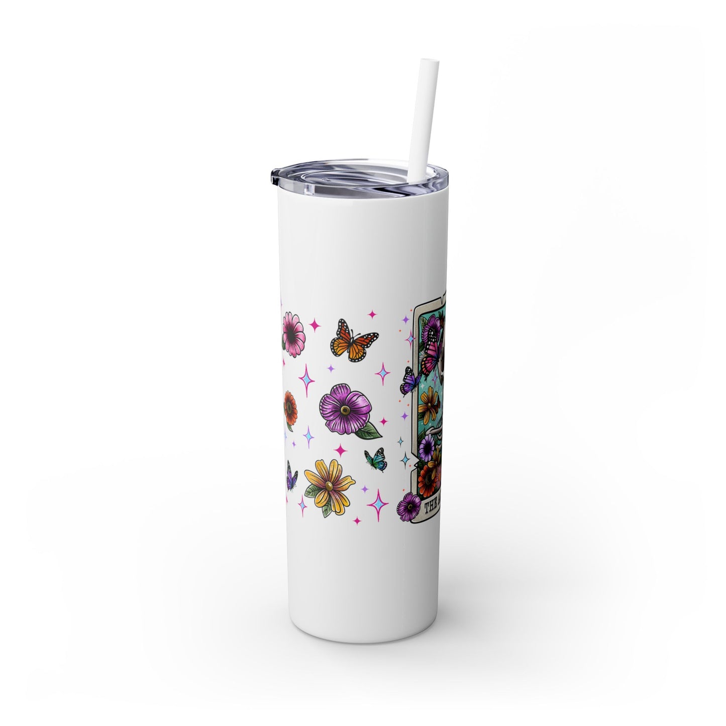 Skinny Tumbler with Straw, 20oz