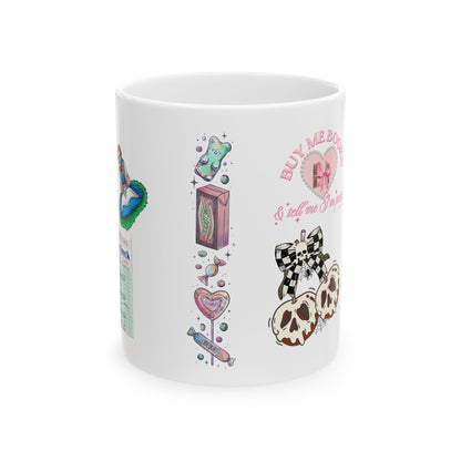 Kindle sticker mug