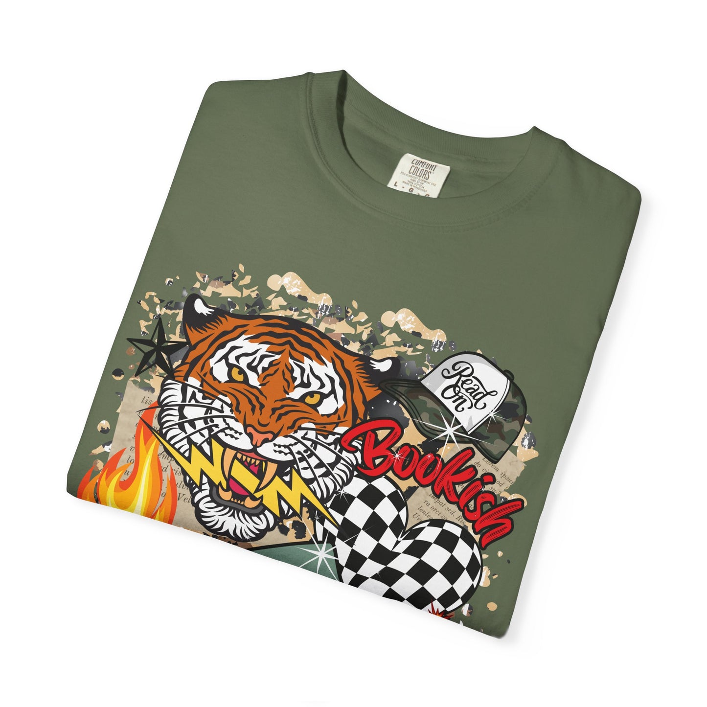 Grunge bookish tee
