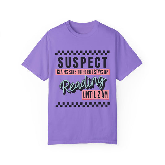 Reading suspect tee