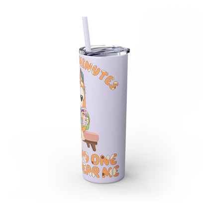 Skinny Tumbler with Straw, 20oz chilli