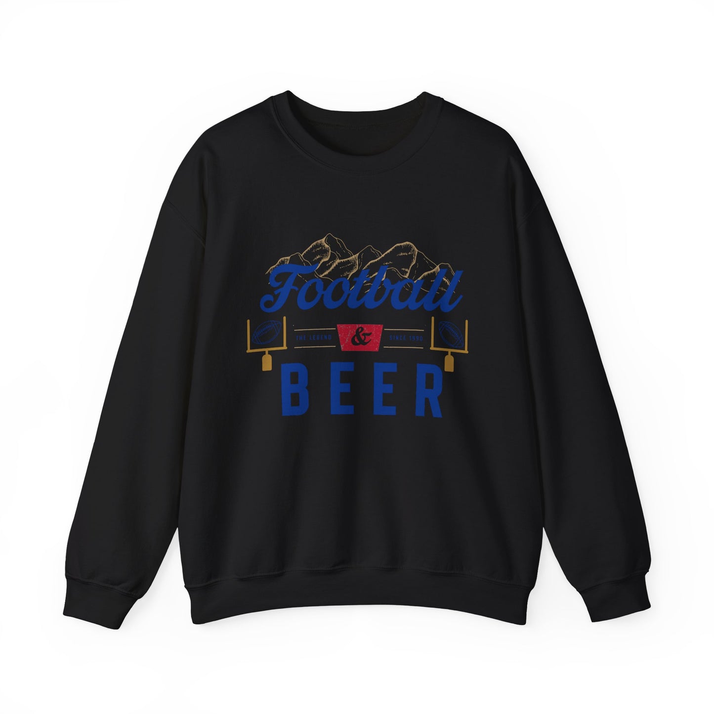 Unisex Heavy Blend™ Crewneck Sweatshirt football and beer