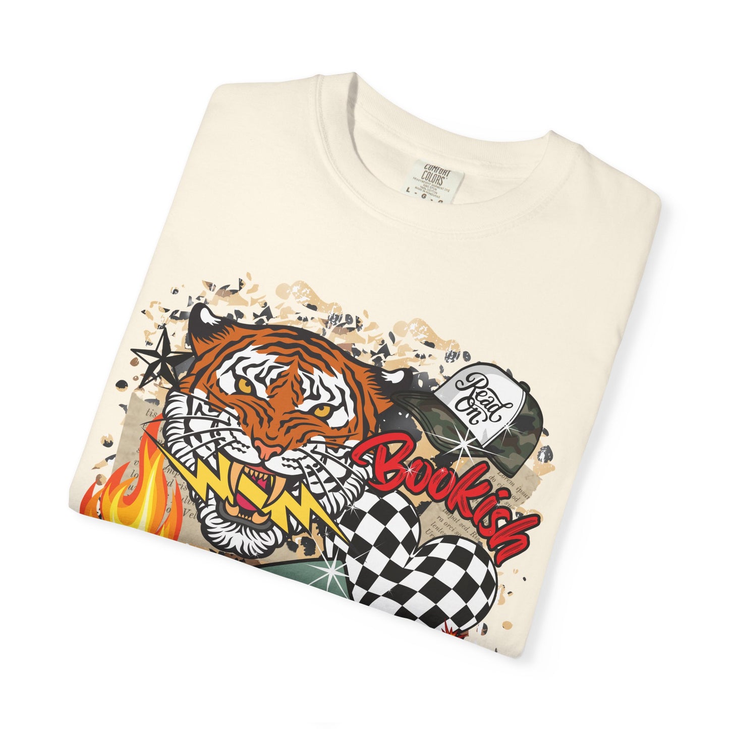 Grunge bookish tee