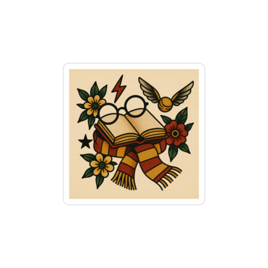 Traditional wizard sticker