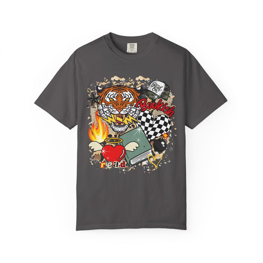 Grunge bookish tee