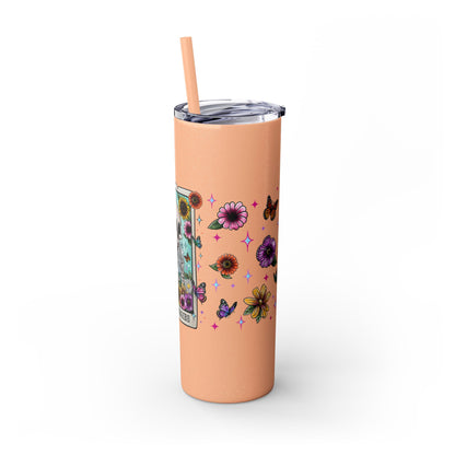 Skinny Tumbler with Straw, 20oz