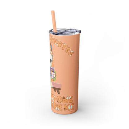 Skinny Tumbler with Straw, 20oz chilli