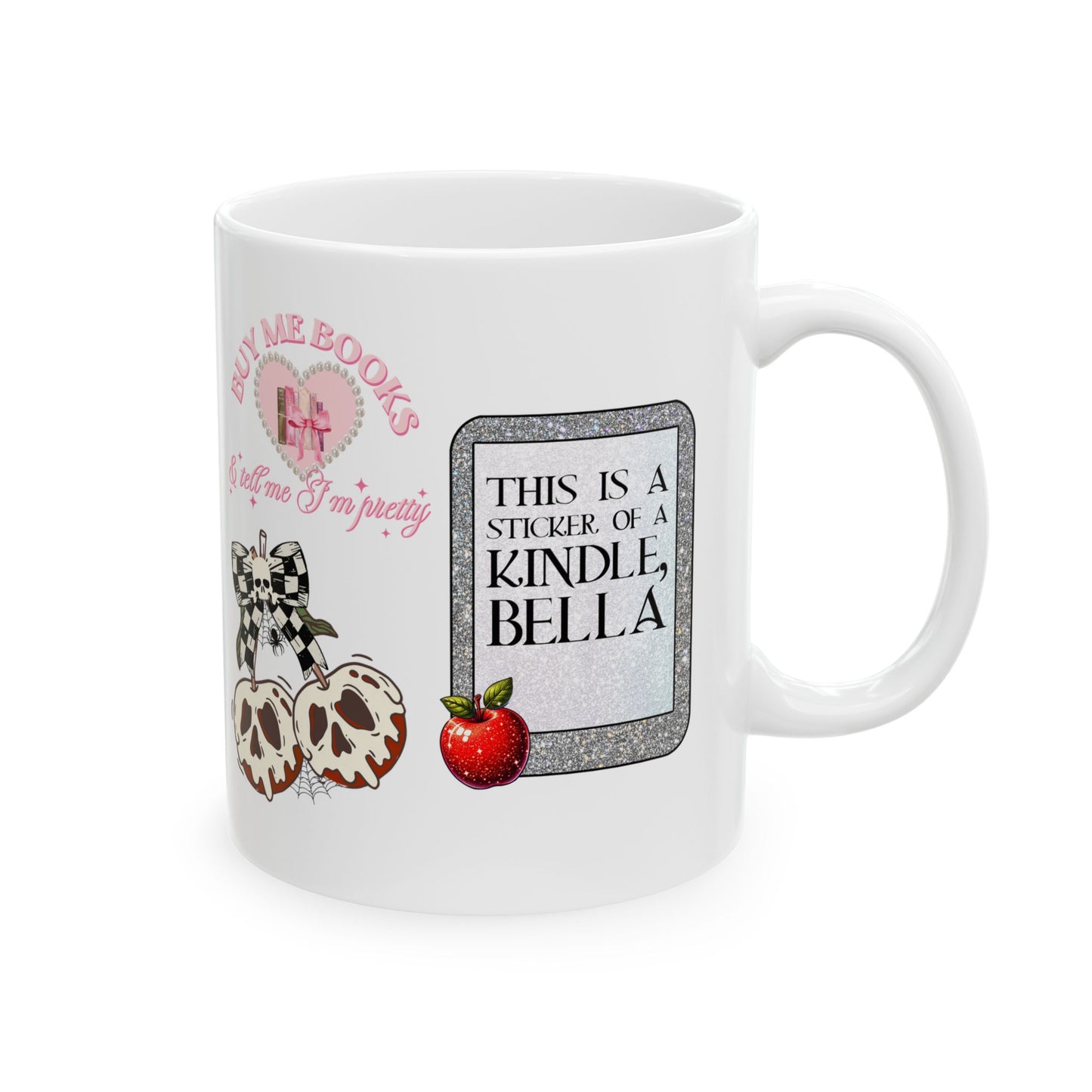 Kindle sticker mug