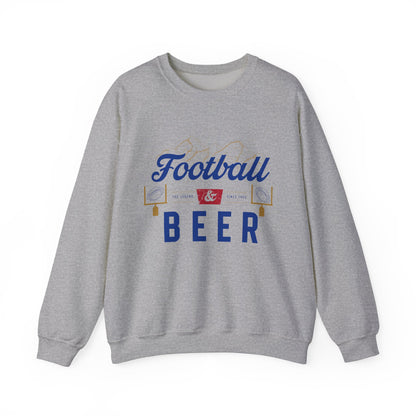 Unisex Heavy Blend™ Crewneck Sweatshirt football and beer