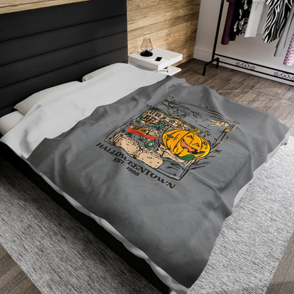 Velveteen Plush Blanket - Halloweentown