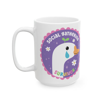 Ceramic Mug, (11oz, 15oz) goose