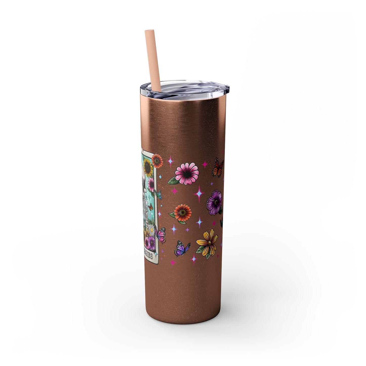 Skinny Tumbler with Straw, 20oz