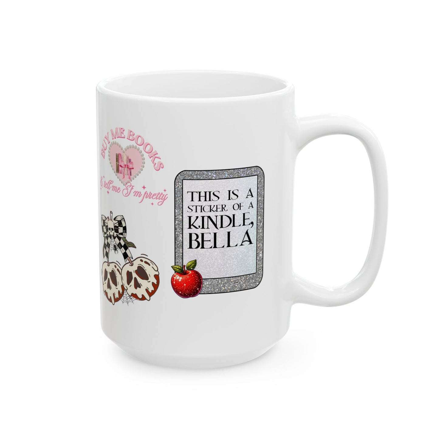 Kindle sticker mug