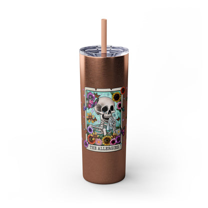 Skinny Tumbler with Straw, 20oz