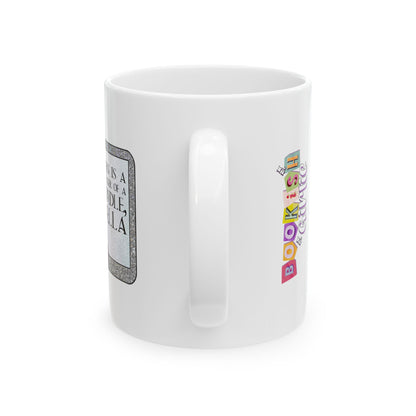 Kindle sticker mug