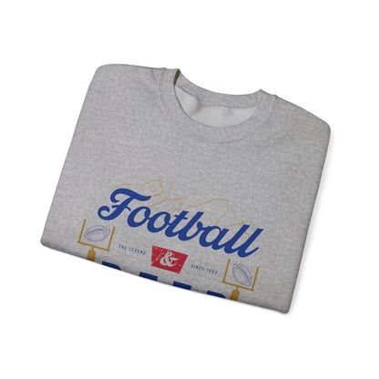 Unisex Heavy Blend™ Crewneck Sweatshirt football and beer