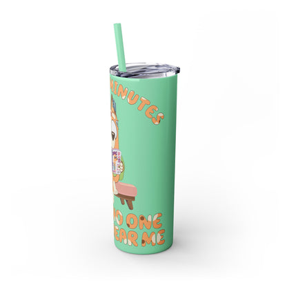 Skinny Tumbler with Straw, 20oz chilli