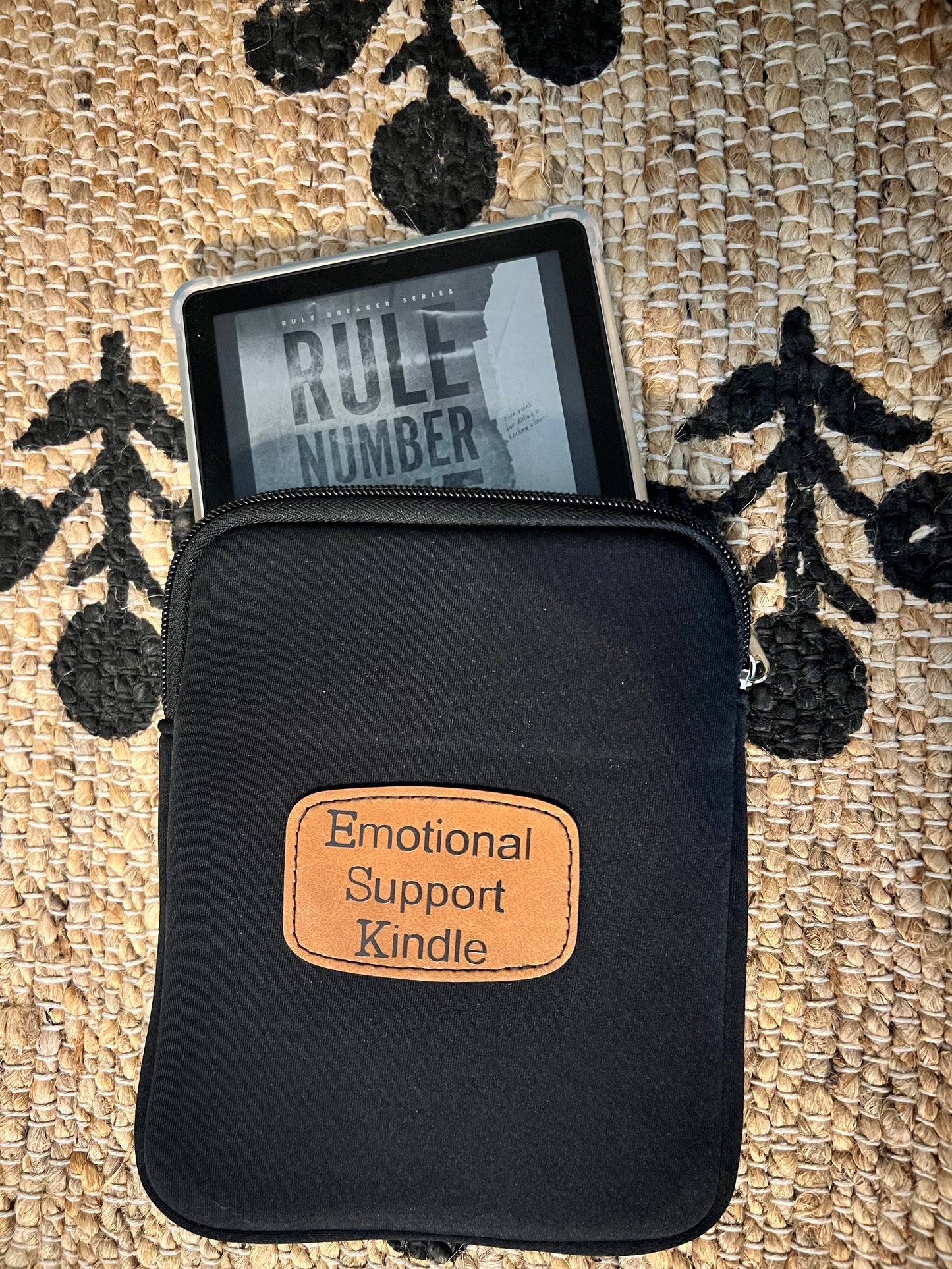 Emotional support kindle sleeve